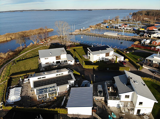 Solceller för villa