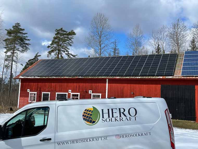 Solceller för lantbruk, Hero Solkraft AB